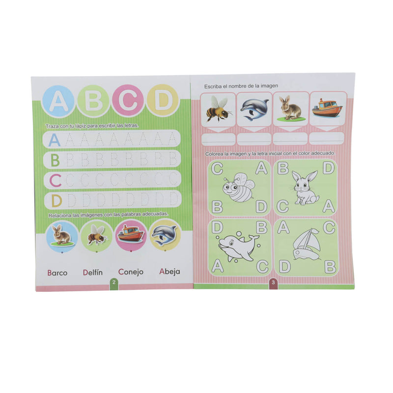 Cuaderno Para Colorear Letras