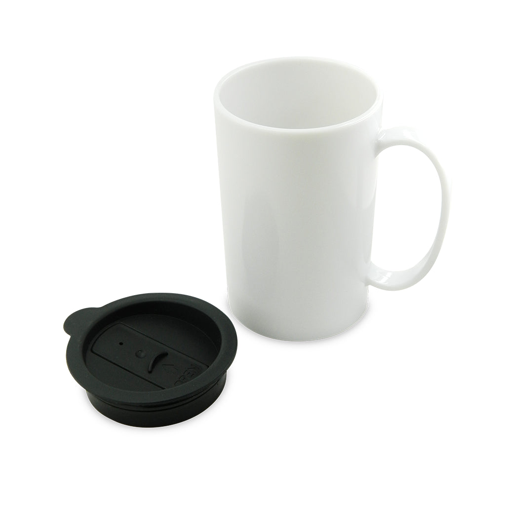 Mug Con Tapa Mediano