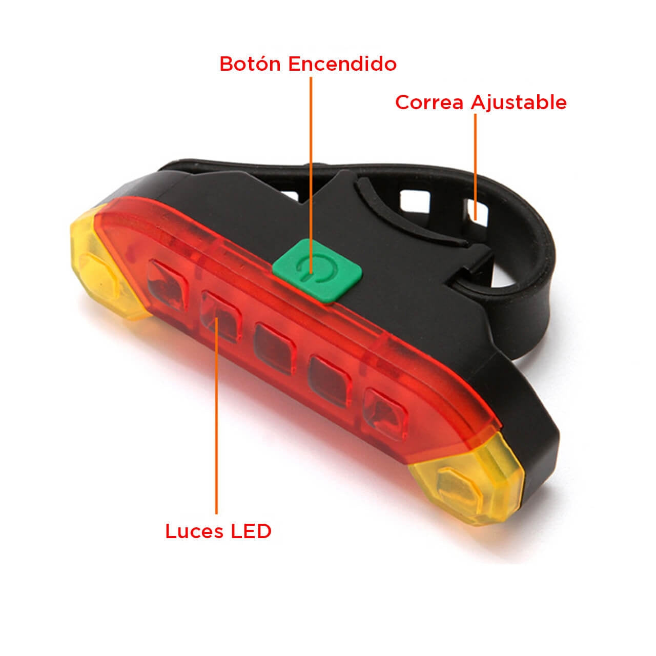 Luz Recargable para Bicicleta 2