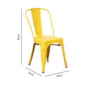 Silla Metálica Espaldar