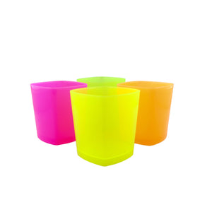 VASO WHISKY PAQ X 4 Surtido Neon