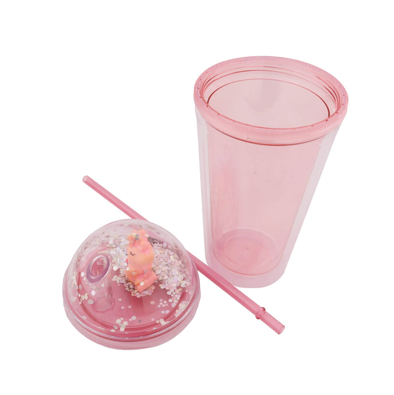 Vaso Gliter Unicornio