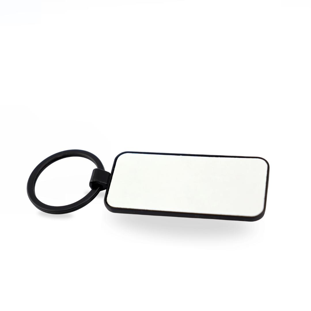 LLAVERO SUBLIMACION RECTANGULAR BLACK
