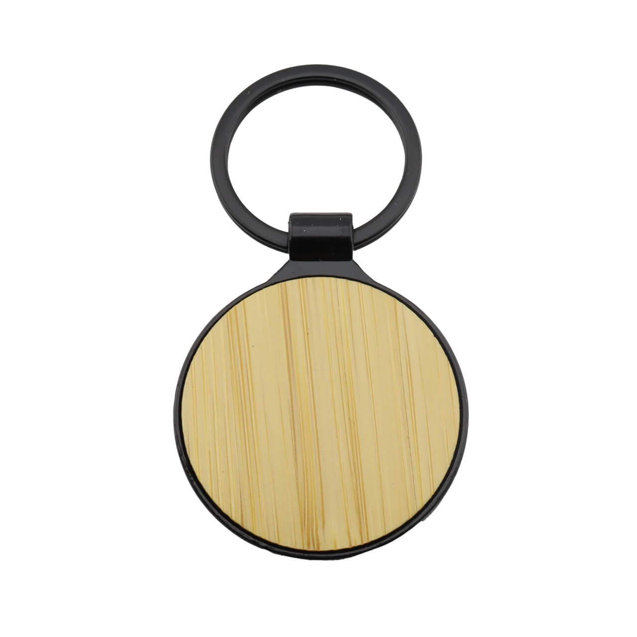 Llavero Bambú Redondo Black