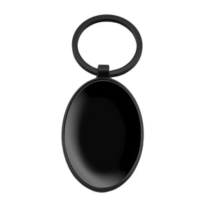 Llavero Cromo Ovalo Black