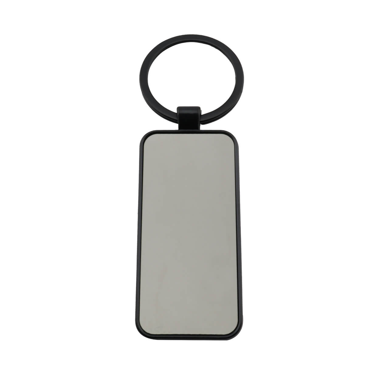 Llavero Cromo Rectangular Black