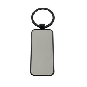 Llavero Cromo Rectangular Black