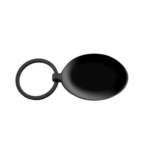 Llavero Cromo Ovalo Black