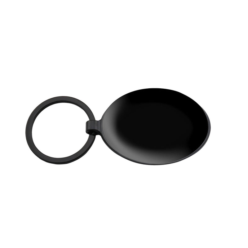Llavero Cromo Ovalo Black