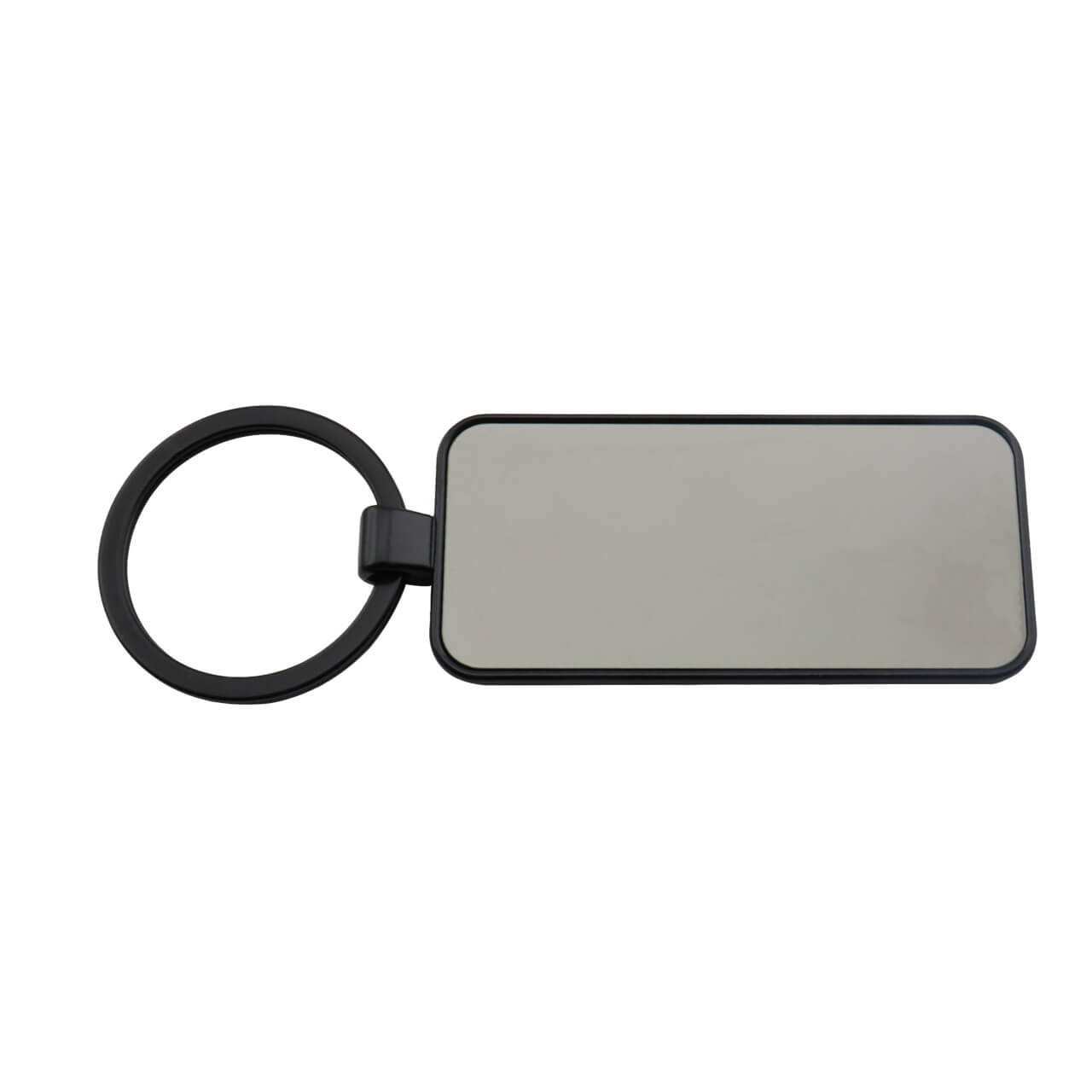 Llavero Cromo Rectangular Black