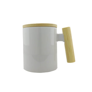 Mug Sublimacion Manija De Madera