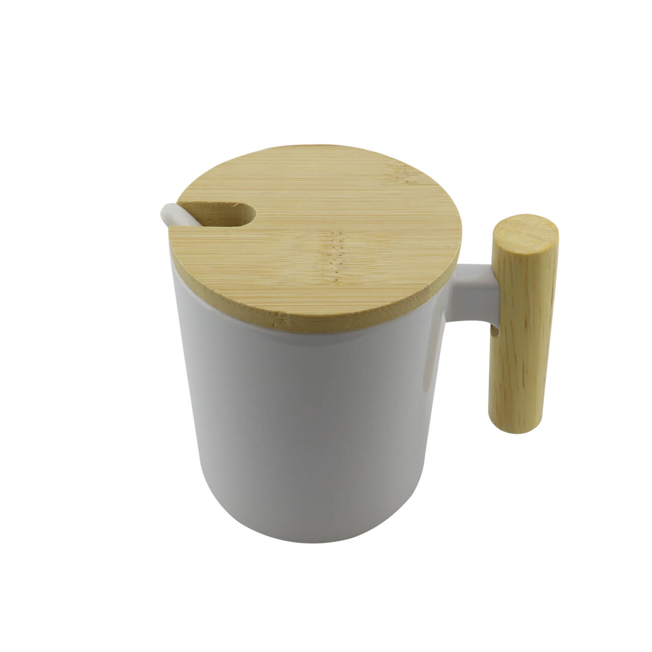 Mug Sublimacion Manija De Madera