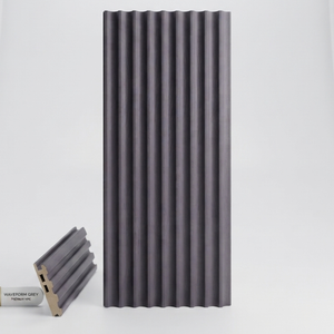 Panel Pared WPC Ondas Gris