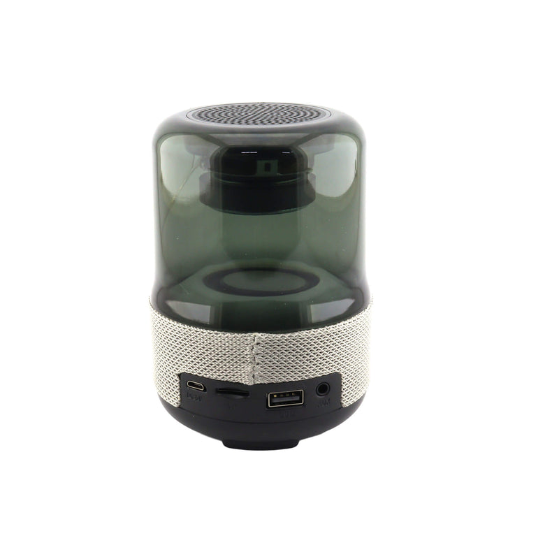 Parlante Bluetooth Cilindro Luces Pequeño