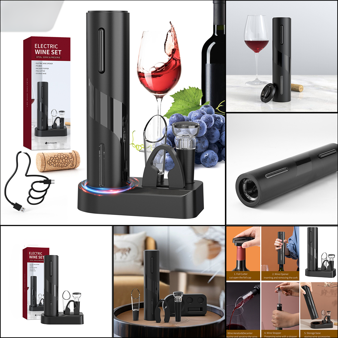 Set De Vino Destapador