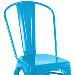 SILLA METALICA CON ESPALDAR