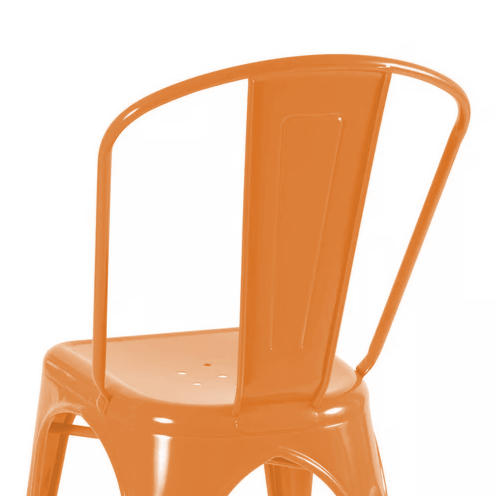 SILLA METALICA CON ESPALDAR