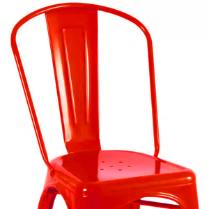 SILLA METALICA CON ESPALDAR
