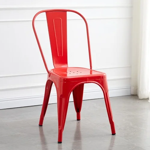SILLA METALICA CON ESPALDAR
