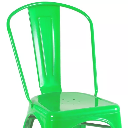 SILLA METALICA CON ESPALDAR