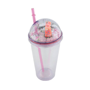 Vaso Gliter Unicornio