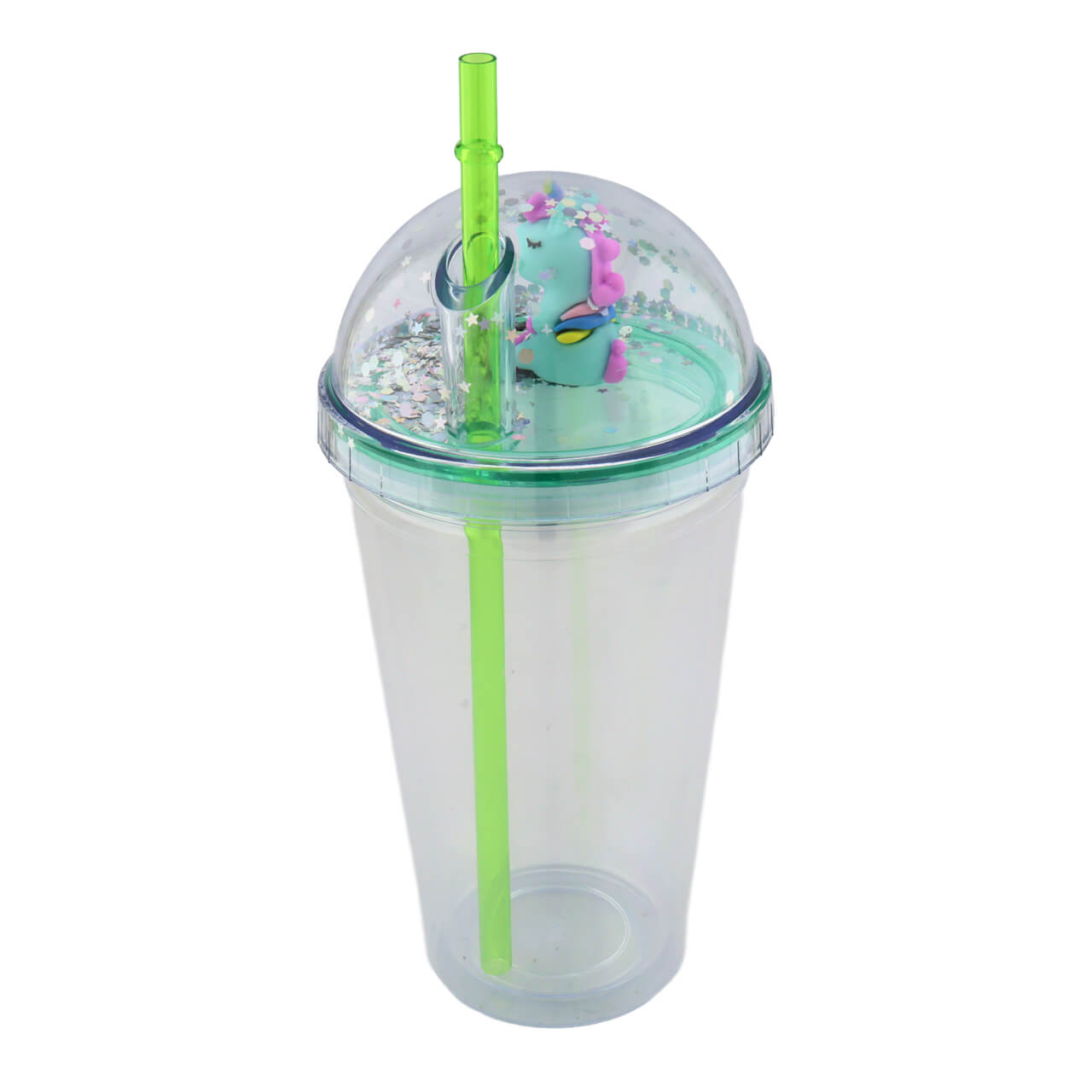 Vaso Gliter Unicornio