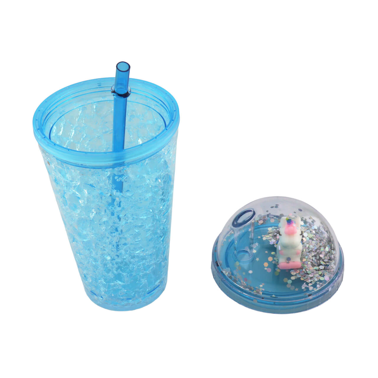 Vaso Gliter Crackelado