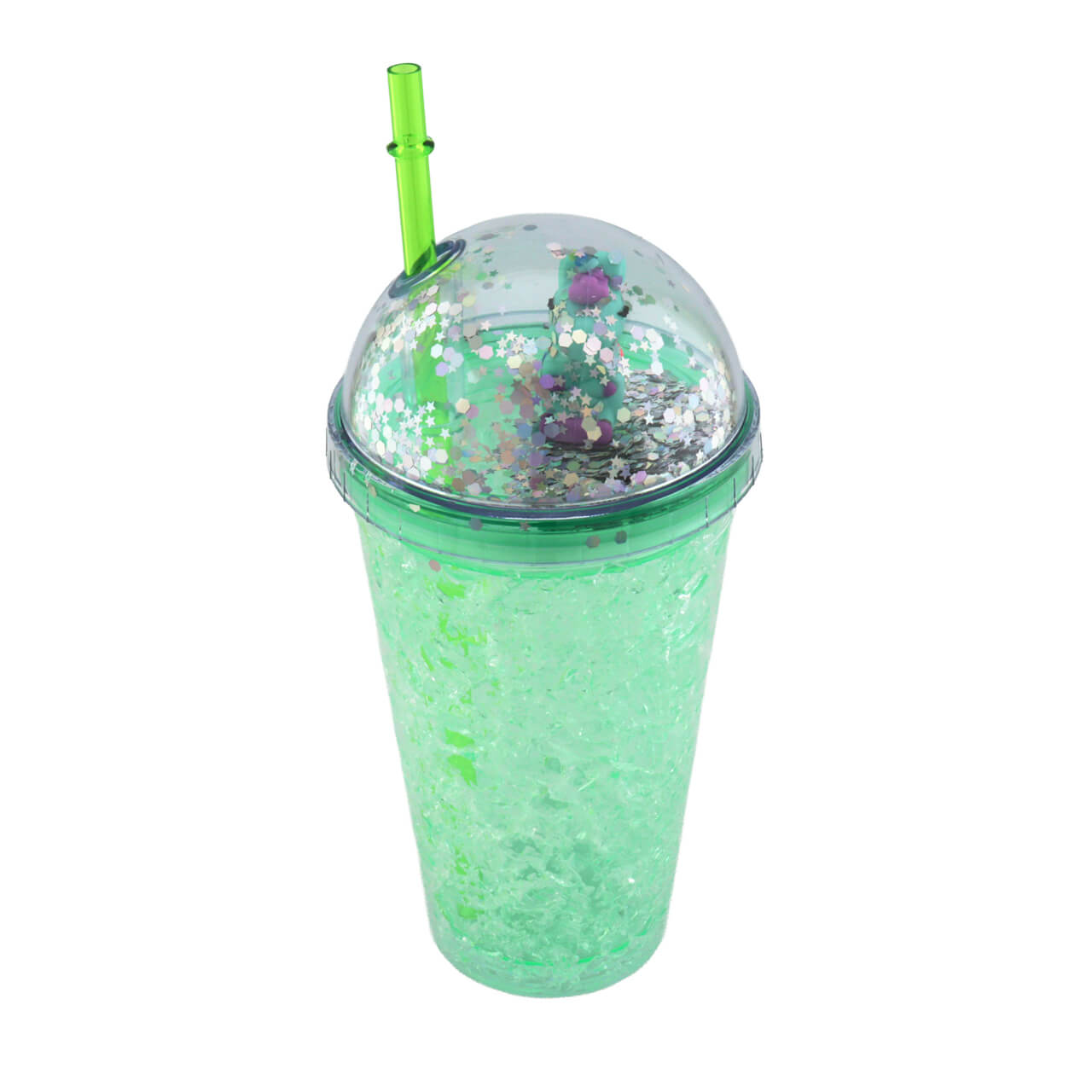 Vaso Gliter Crackelado