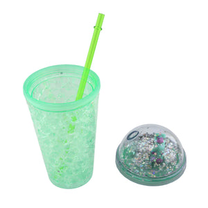 Vaso Gliter Crackelado