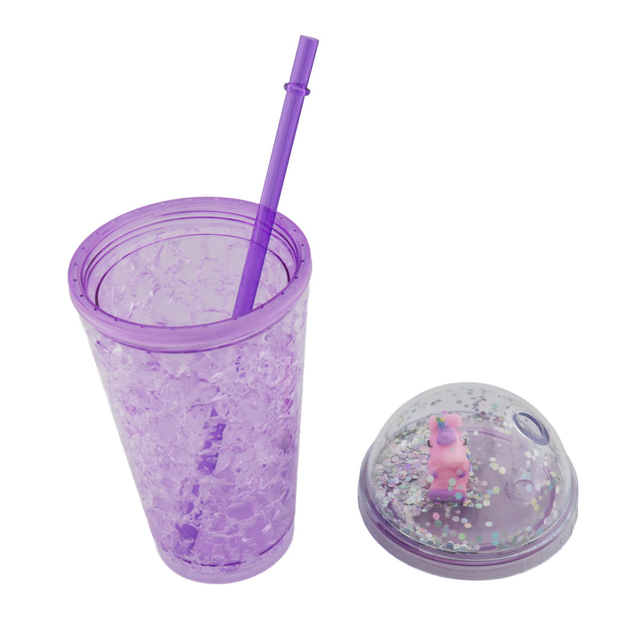 Vaso Gliter Crackelado