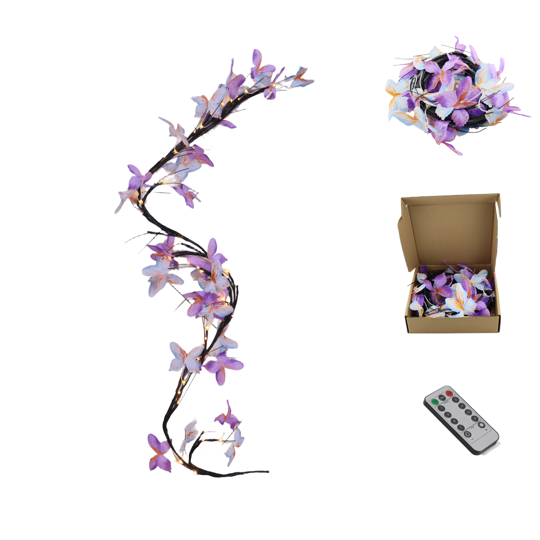 Adorno Floral Con Luz
