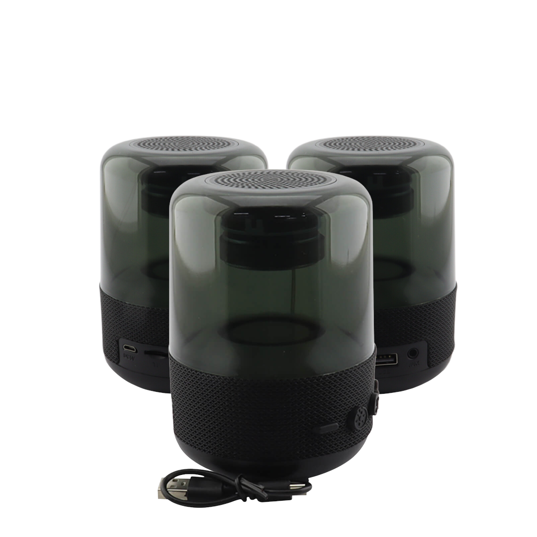 Parlante Bluetooth Cilindro Luces Pequeño