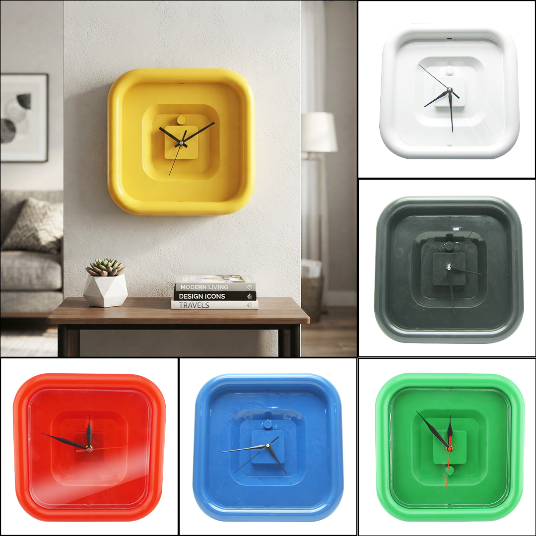 Reloj De Pared Cuadrado