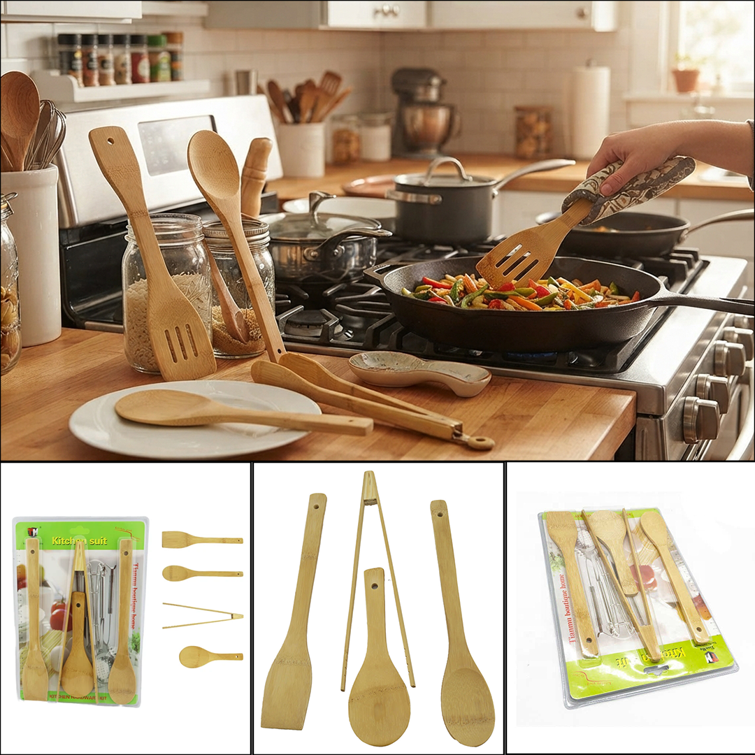 Set Cocina Bambu