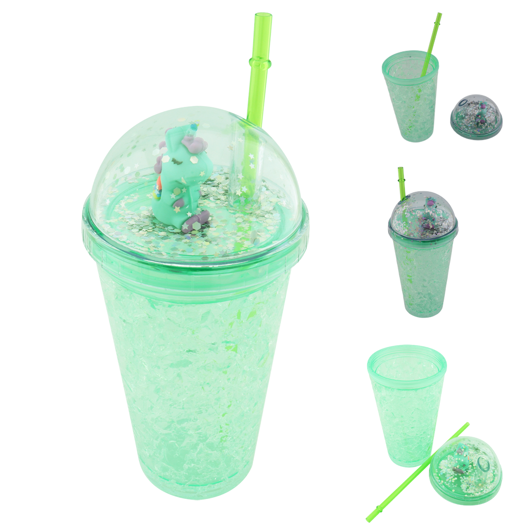 Vaso Gliter Crackelado