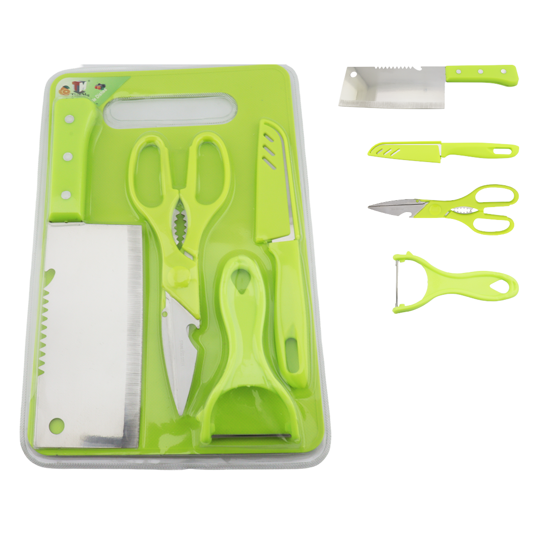 Set Cocina Con Tabla Para Picar 2
