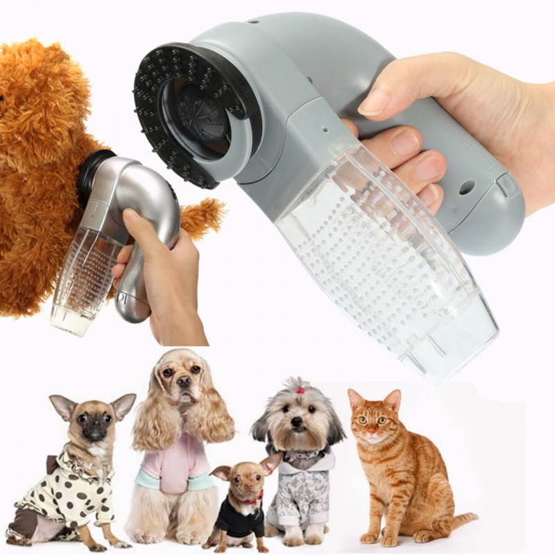 Cepillo Aspiradora de Pelo para Mascotas